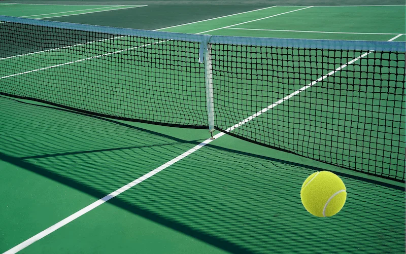 Tennishalle Innenansicht